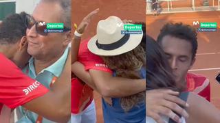 El emotivo encuentro entre Juan Pablo Varillas y su familia tras su victoria en Roland Garros 2023 | VIDEO