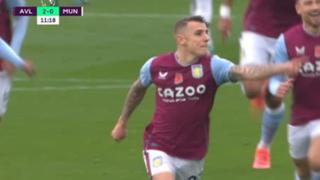 Goles de Bailey y Digne para el 2-0 de Aston Villa sobre Manchester United | VIDEO