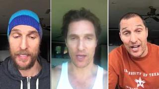 La desconocida faceta de 'youtuber' de Matthew McConaughey
