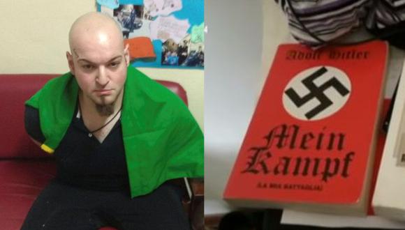 Italia: Autor de ataque racista admiraba a Hitler y al facismo. (Foto: Captura)