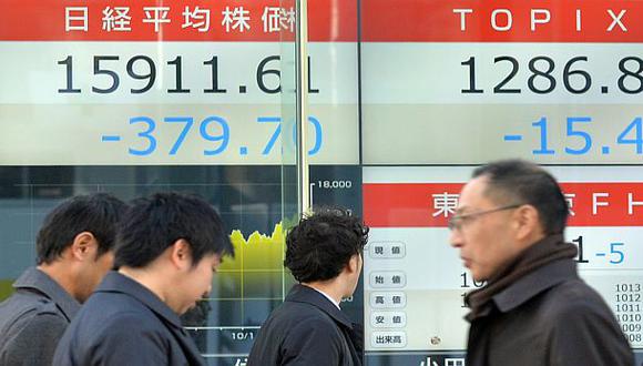 Bolsas de Asia operaron a la baja por mal dato en China