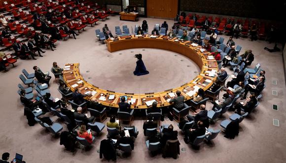 El Consejo de Seguridad de la ONU se reunió de emergencia tras la decisión de Vladimir Putinde reconocer la independencia de las repúblicas separatistas de Ucrania. (TIMOTHY A. CLARY / AFP).