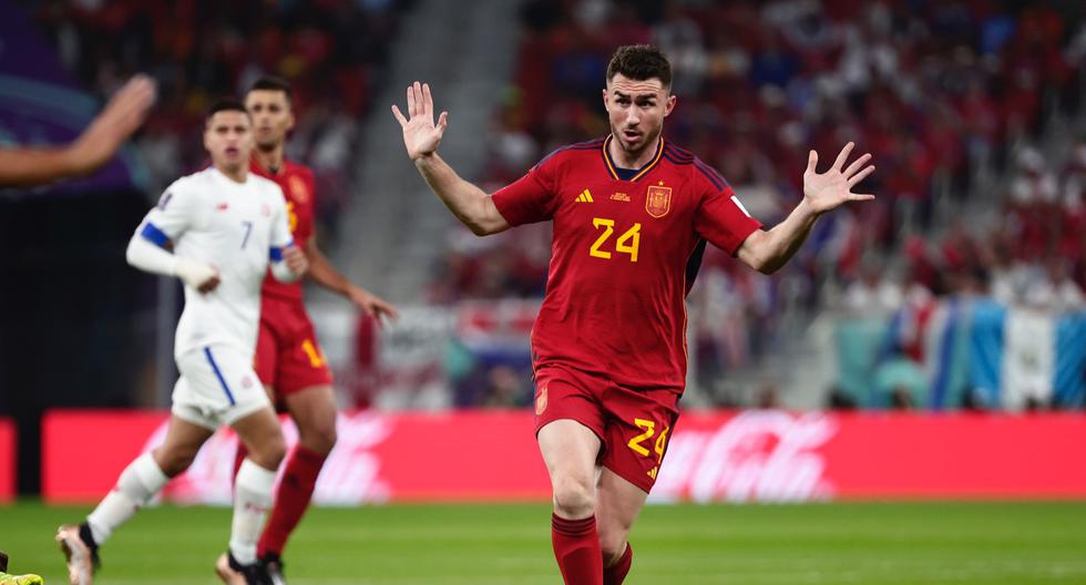 España 7-0 Costa Rica en el partido de la primera jornada del grupo E del Mundial Qatar 2022, en el estadio Al Thumama.