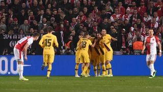 FC Barcelona venció 2-1 de visita ante Slavia Praga por Champions League 