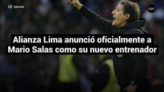 Alianza Lima anunció oficialmente a Mario Salas como su nuevo entrenador