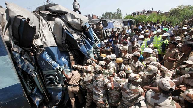 Accidente de tren en India deja 30 muertos y decenas de heridos - 3