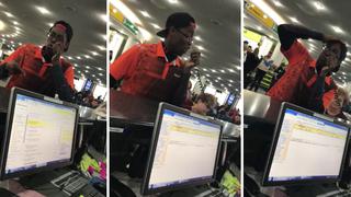 Joven demostró su talento para el beatbox en un aeropuerto y dejó boquiabiertos a decenas de pasajeros