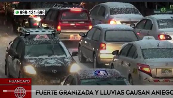 El Senamhi alertó de estas intensas precipitaciones (granizo, aguanieve y lluvias) en 11 regiones de la Sierra del país. (América Televisión)