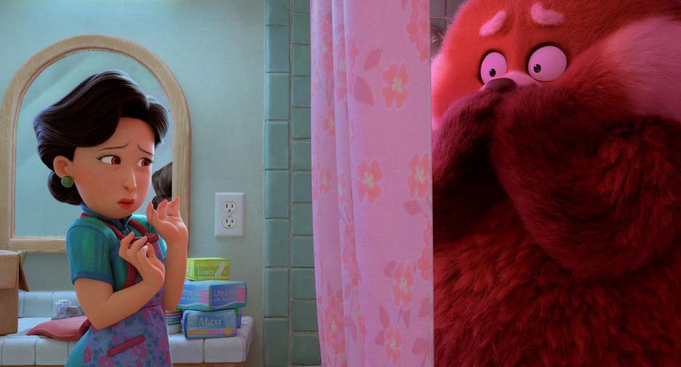 "Turning Red" cuenta la historia de una adolescente que se transforma en un enorme panda rojo cuando pierde el control de sus emociones. (Fuente: Pixar /Disney)
