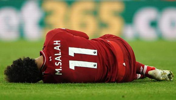 Mohamed Salah es baja confirmada en el Liverpool para enfrentar al Barcelona. (Foto: Reuters)