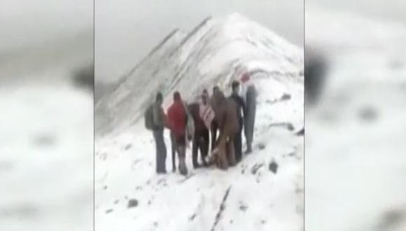 El estado del turista es delicado. (Foto: Captura/América Noticias)