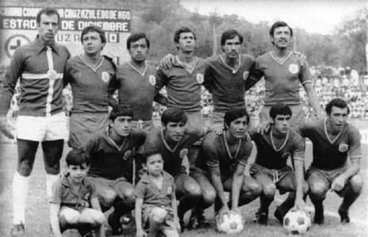 Equipo de Cruz Azul en 1970
