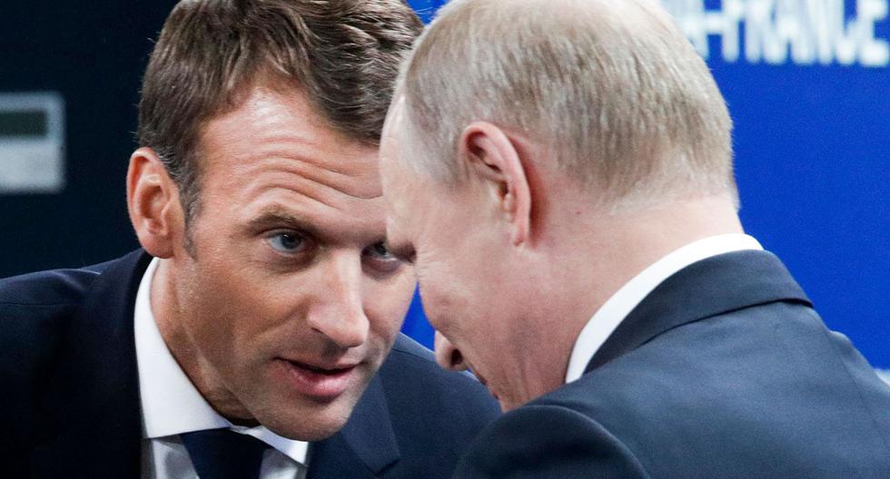 Emmanuel Macron y Vladimir Putin pactan una reunión previo a cumbre del G7. (Foto: AFP/archivo)