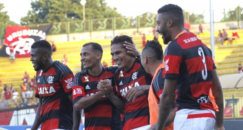 Paolo Guerrero volvió al gol tras varias fechas en el Torneo Carioca. El peruano hizo uno de los tantos de la victoria del Flamengo ante Boavista (Foto: Flamengo)