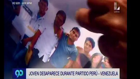 Joven desaparece durante el partido entre Perú y Venezuela