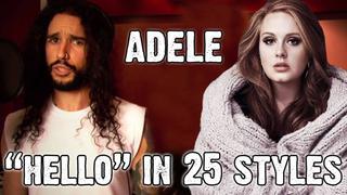 "Hello" de Adele interpretado en 25 estilos diferentes [VIDEO]