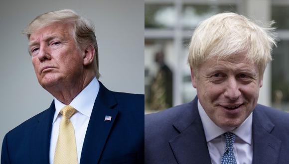 Boris Johnson y Donald Trump acordaron charlar de nuevo en la cumbre del G7 en Biarritz (Francia) a finales de agosto. (Foto: AFP)