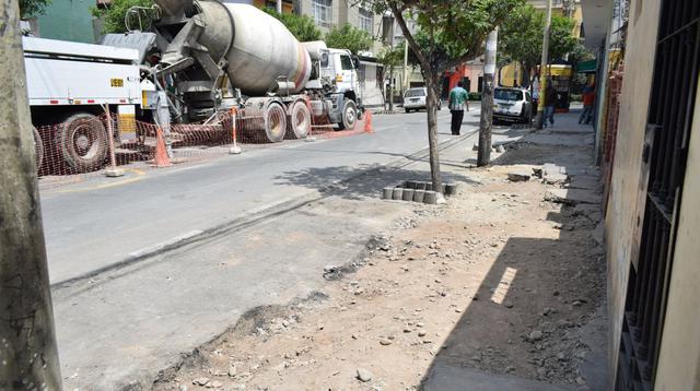 Lince: restringen tránsito en calles por obras (Foto: Municipalidad de Lince)