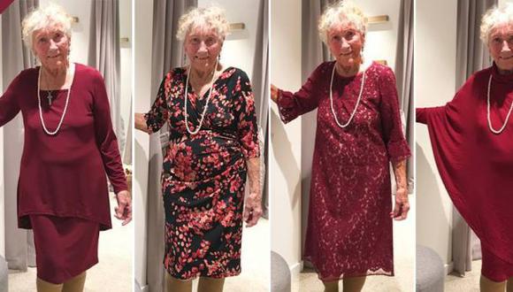Sylvia  encontró cuatro vestidos que le gustaron para  el día de su boda, así que pidió ayuda en internet para decidirse por uno. (Foto: Facebook)