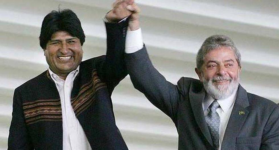 Evo Morales le brindó su respaldo a Lula da Silva (@evoespueblo)