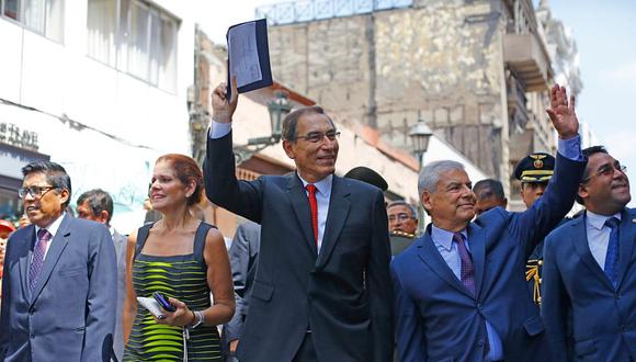 El presidente Martín Vizcarra presentó al Congreso proyecto que busca declarar en emergencia el Ministerio Público. (Foto: GEC)