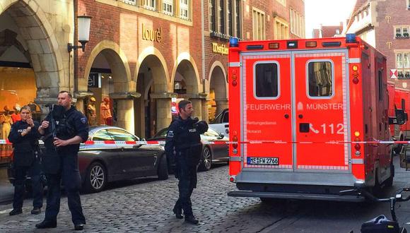 Alemania: Atropello masivo en Münster deja al menos 3 muertos. (Foto: AFP)