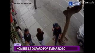 Lince: hombre se disparó accidentalmente por tratar de evitar el robo de su celular | VIDEO