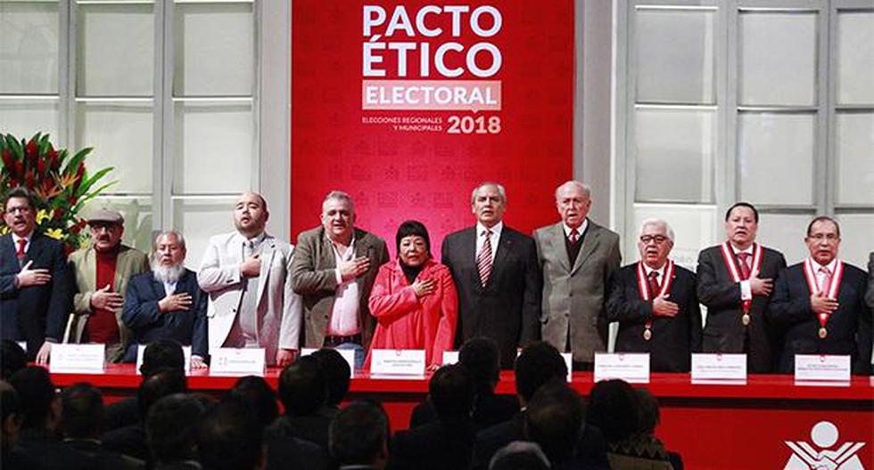 Organizaciones políticas están obligadas a seguir el mecanismo de resolución de conflictos que el propio Pacto Ético Electoral determina. (Foto: Agencia Andina)