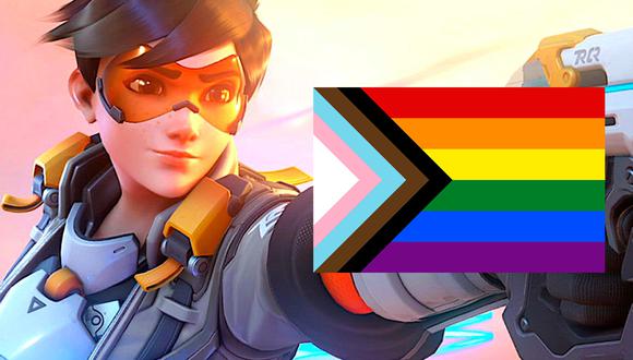 Se ha confirmado que Tracer y otros conocidos personajes forman parte de la comunidad LGBTQ+. (Foto: Overwatch. Composición: El Comercio)