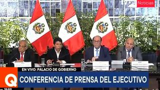 Pedro Castillo y ministros brindaron conferencia solo a la prensa extranjera | VIDEO