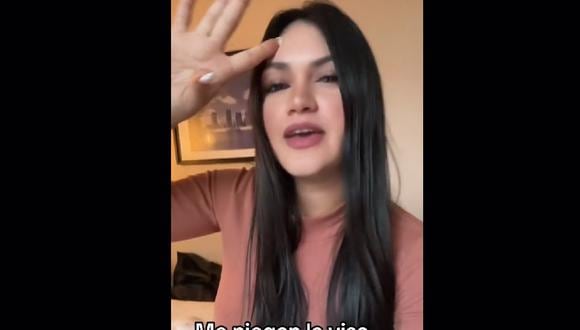 TikTok Viral | Una joven revela el momento en que se dio cuenta que le negarían la VISA para Estados Unidos. (Foto: captura de video TikTok)
