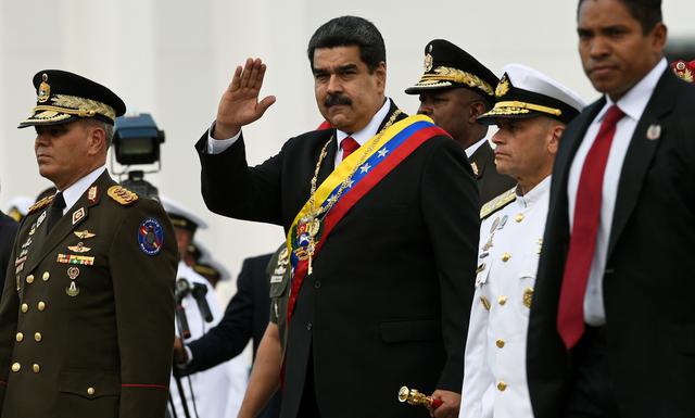 Toma de posesión de Nicolás Maduro en Venezuela: Fuerza Armada jura lealtad "absoluta" al presidente. (AFP).