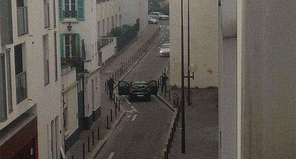 Imagen de los dos atacantes que asesinaron a doce personas en local de Charlie Hebdo. (Foto: Nouvel Observateur)