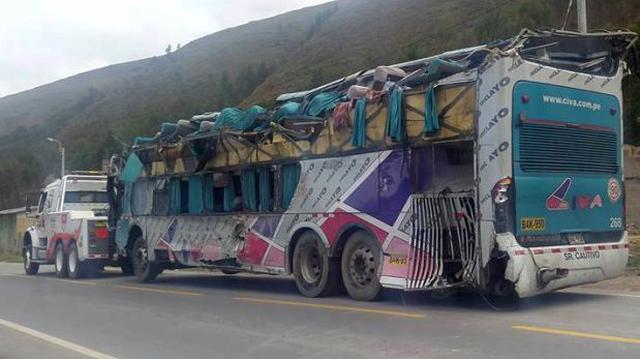 Sutrán inhabilita a conductores de Civa por accidente en Cusco - 1