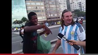Hinchada argentina toma las calles de Río de Janeiro