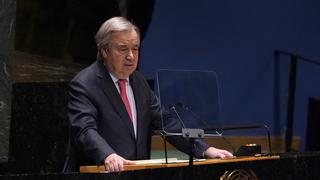 El jefe de la ONU condena “afrenta a la conciencia” por guerra en Ucrania