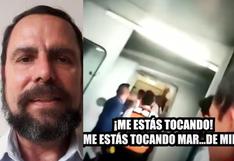 Denuncian a sacerdote por agredir a aeromoza en aeropuerto Jorge Chávez | VIDEO 