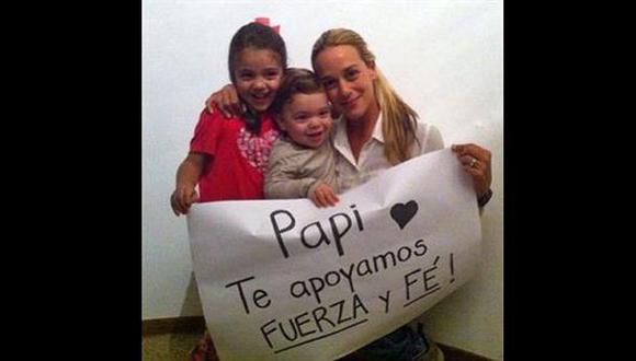 Hijos de Leopoldo López: "Papi, te apoyamos, fuerza y fe"