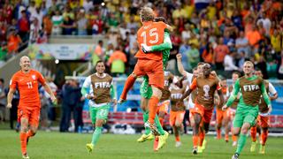 Holanda y su eufórico festejo tras clasificar a semifinales