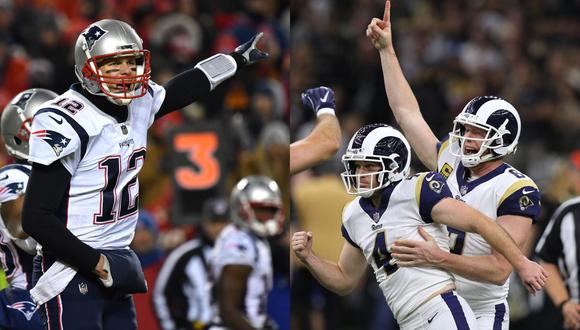 Los Rams de Los Angeles y los Patriots de Nueva Inglaterra presentarán a dos de las ofensivas más productivas de la NFL al Super Bowl el domingo en Atlanta. (Foto: AFP)