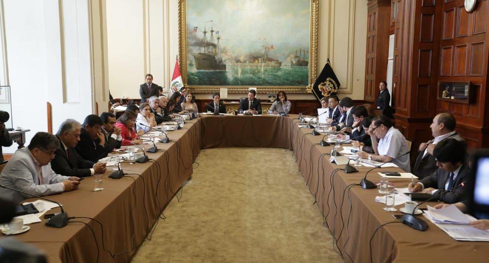 El Consejo Directivo, presidido por Daniel Salaverry, sesionó por unas cinco horas en medio de discusiones entre congresistas. (Foto: Anthony Niño de Guzmán / GEC)