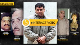 "El Chapo" Guzmán y otros narcos prófugos [INTERACTIVO]