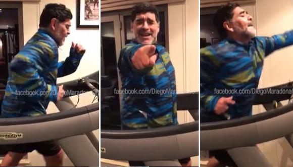 Así entrena Diego Maradona al ritmo de cumbia [VIDEO]