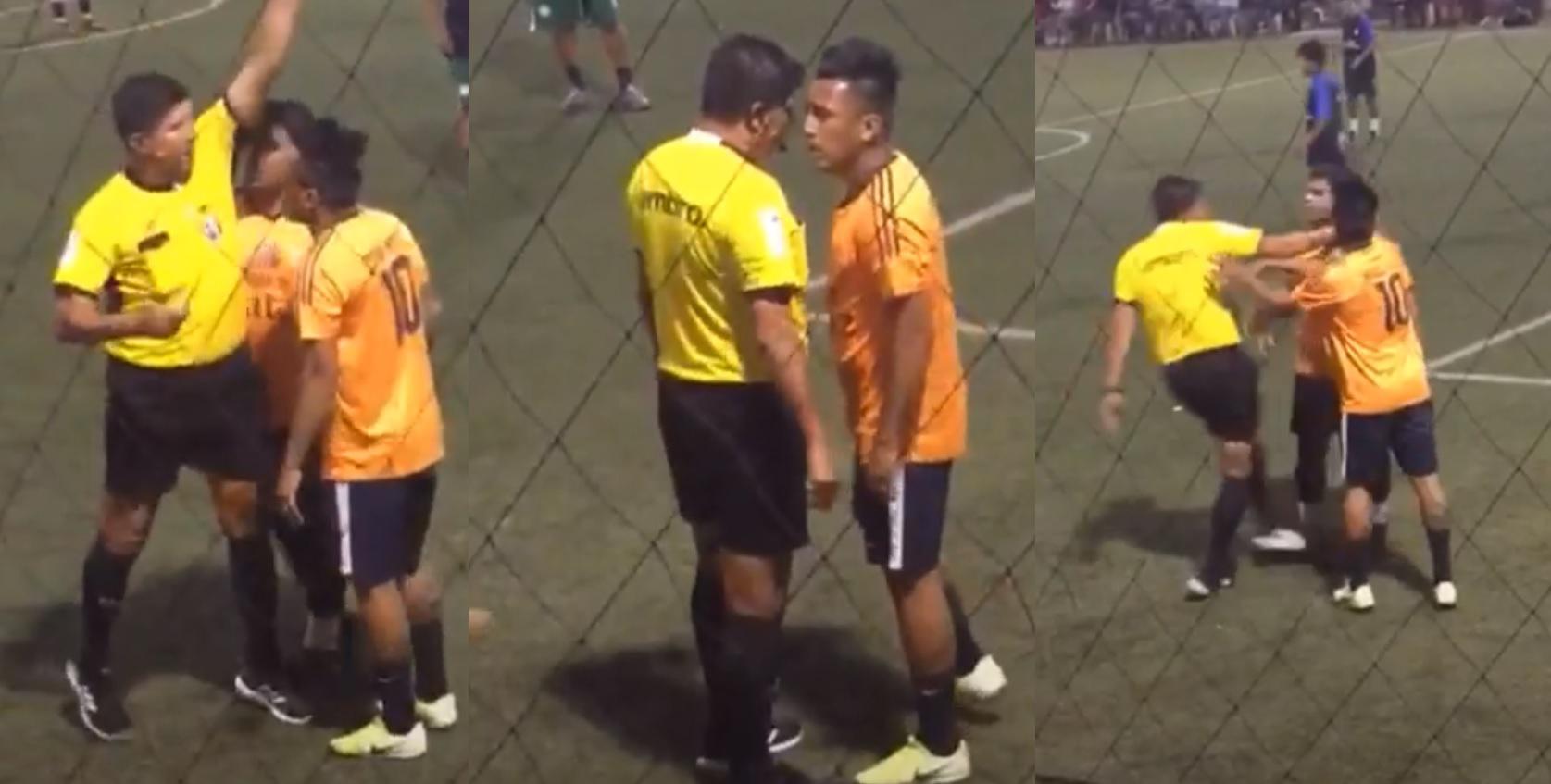 Christian Cueva perdió los papeles con un árbitro. (Foto: captura de pantalla)