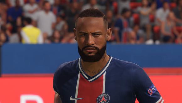 Neymar en FIFA 21. (Captura de pantalla)