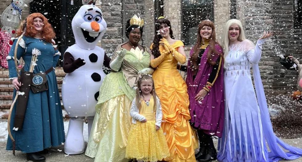 She has terminal cancer and celebrated her 4th birthday with her dream princess party thanks to the union of “great people”