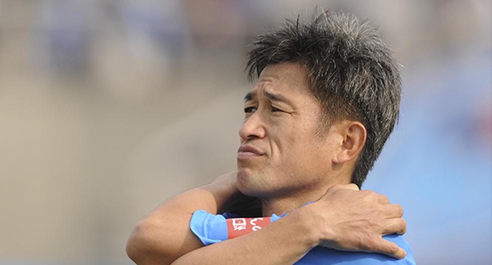 Kazuyoshi Miura y un gol antológico. (Foto: Getty Images)