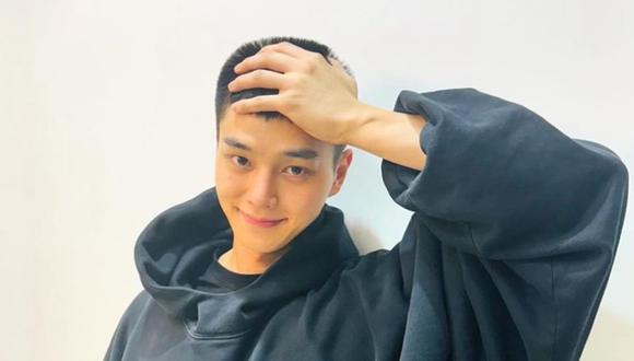 El reconocido actor coreano, Song Kang, ha compartido en sus redes sociales el nuevo look que tiene para el servicio militar. (Foto: Instagram)