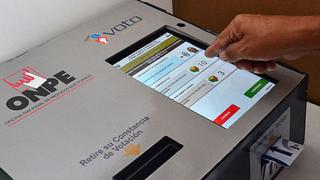 Elecciones 2020: más de un millón 700 mil electores usarán el voto electrónico 