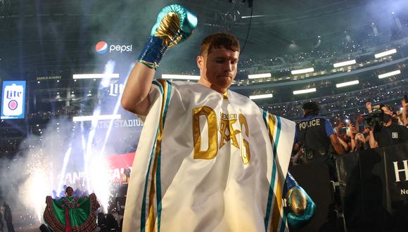 Canelo Álvarez es el campeón indiscutido de la categoría de supermedianos | Foto: AFP